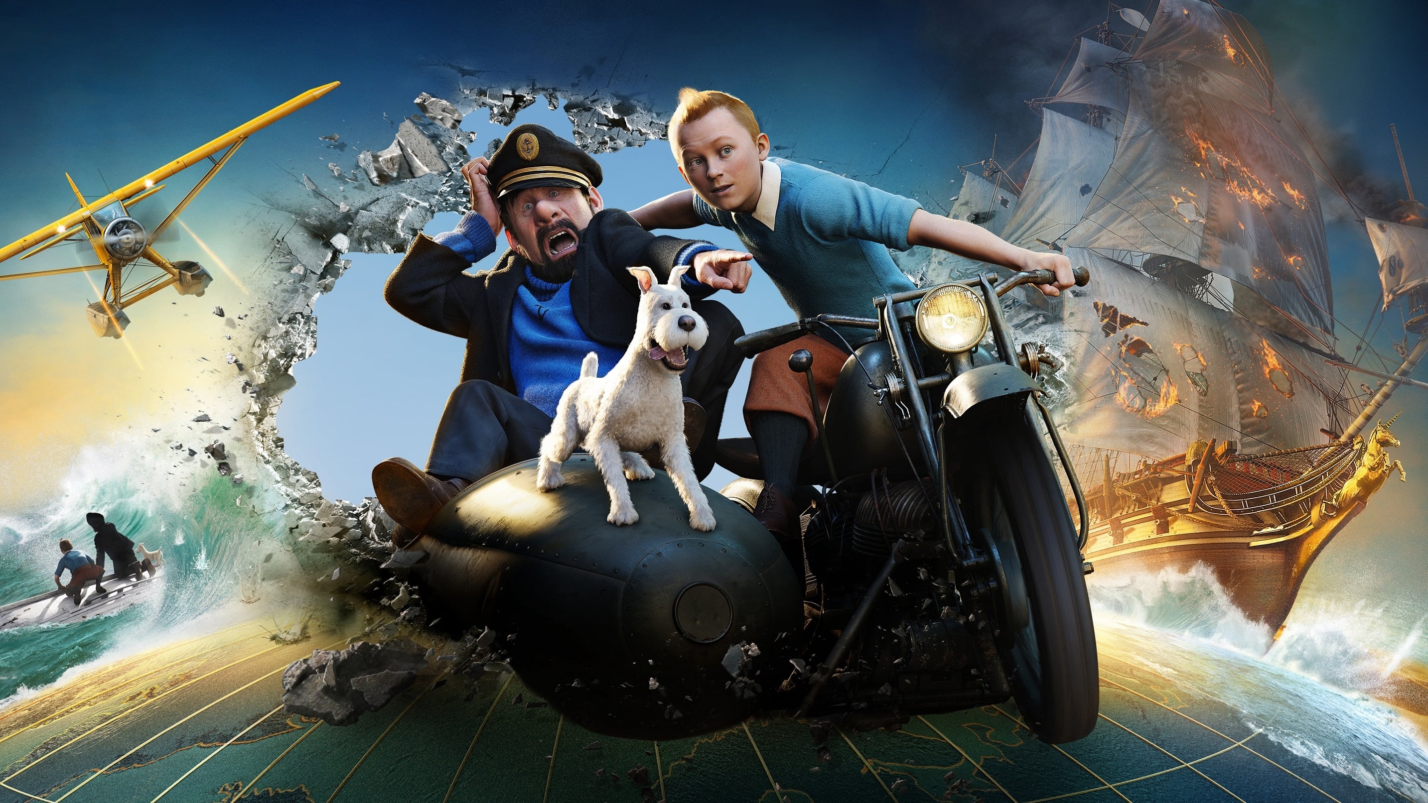 دانلود فیلم ماجراهای تن‌تن: راز اسب شاخدار The Adventures of Tintin 2011
