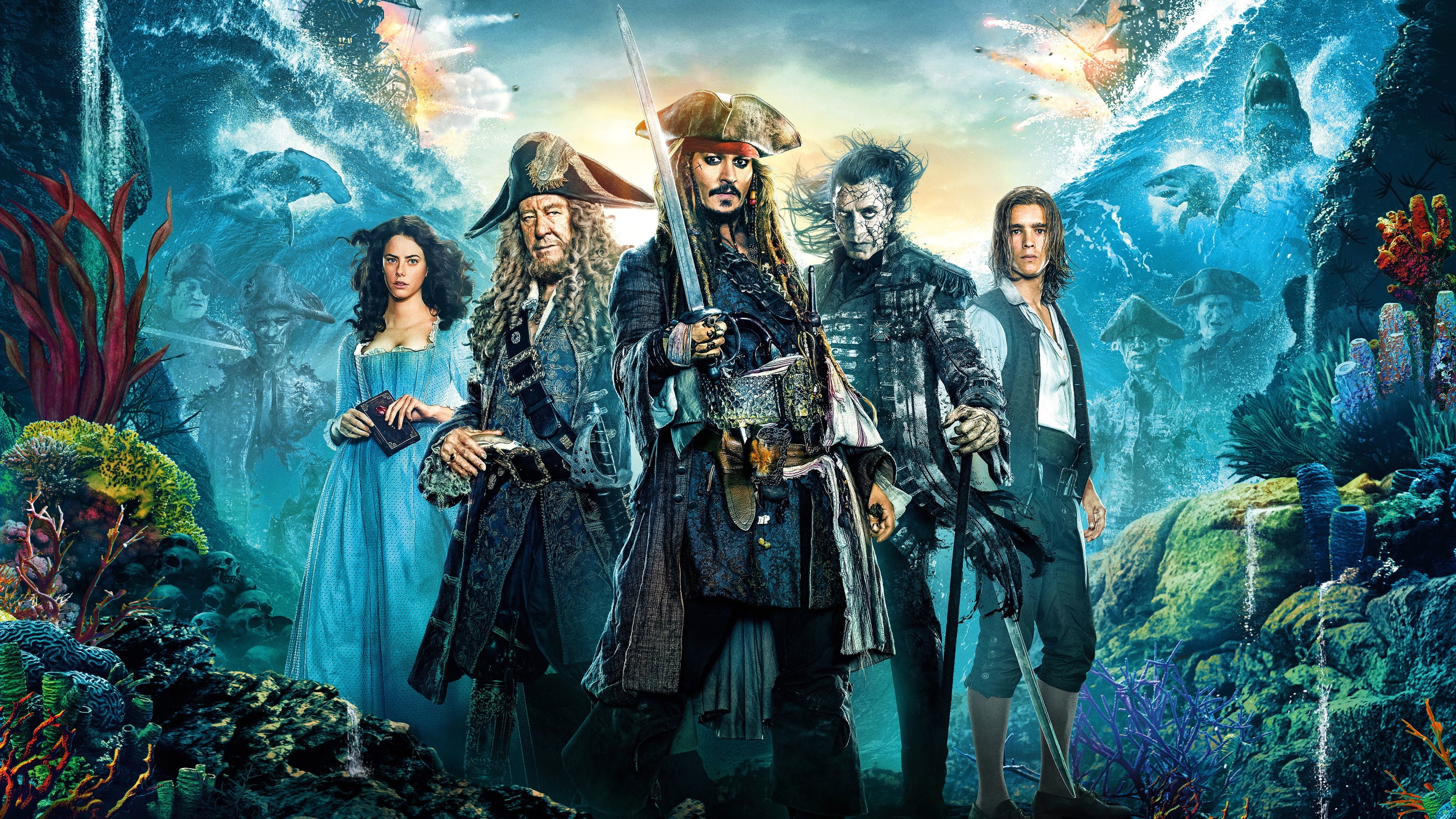 دانلود فیلم دزدان دریایی کارائیب: مردگان قصه نمی‌گویند Pirates of the Caribbean: Dead Men Tell No Tales 2017
